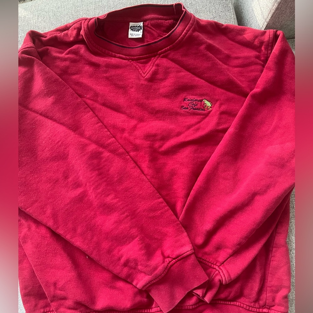 rainforest cafe san francisco crewneck sweatshirt